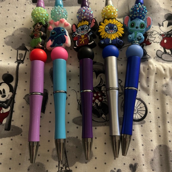 Stitch lover pens handcrafted by me: pick one 💙 - Picture 1 of 2